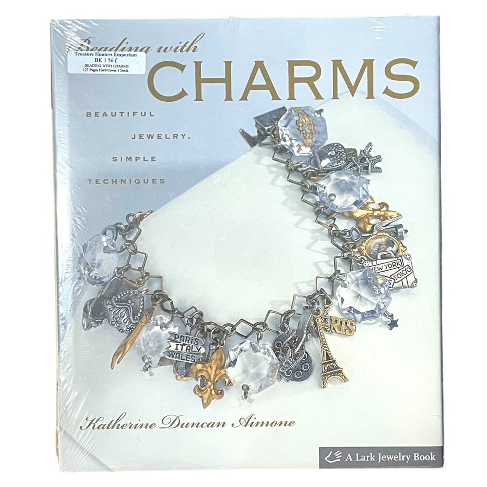 BK156 New Book BEADING WITH CHARMS By Katherine Duncan Aimone Hard Cover Wrapped